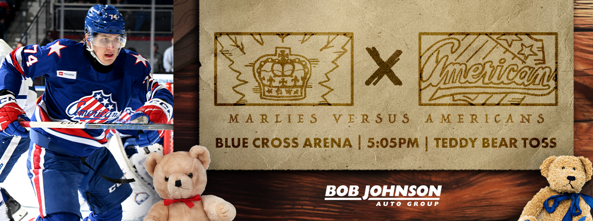 AMERKS HOST MARLIES ON TEDDY BEAR TOSS NIGHT