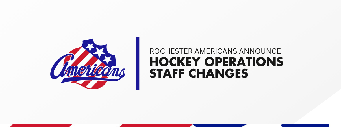 AMERKS ANNOUNCE CHANGES TO HOCKEY OPS STAFF