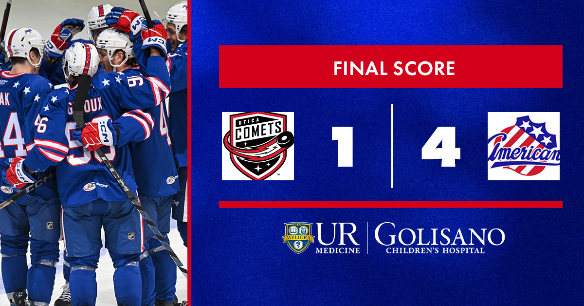 AMERKS TAKE DOWN COMETS IN HOMESTAND FINALE | Rochester Americans