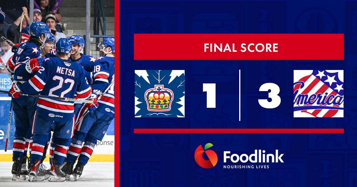 AMERKS MOVE INTO FIRST-PLACE TIE WITH 3-1 WIN OVER MARLIES | Rochester ...