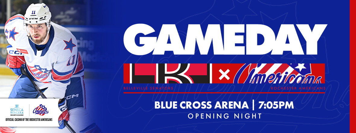 AMERKS HOST SENS TO OPEN 69TH SEASON