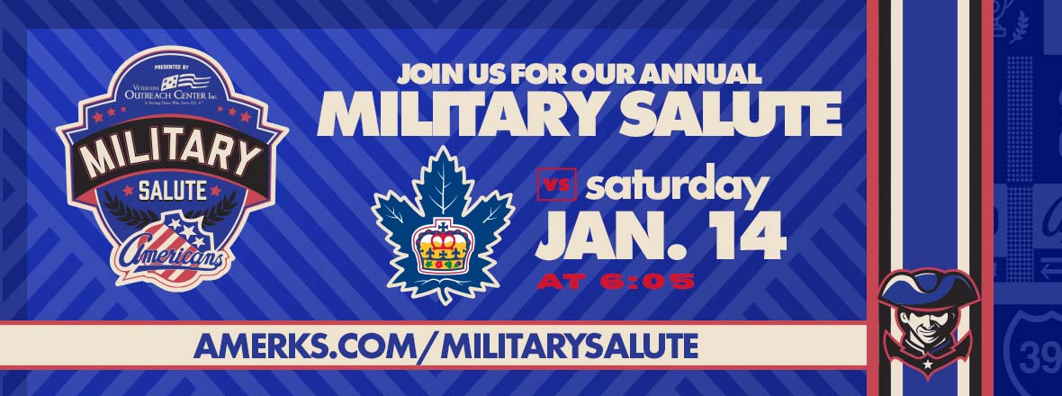 MILITARY SALUTE NIGHT SET FOR SATURDAY