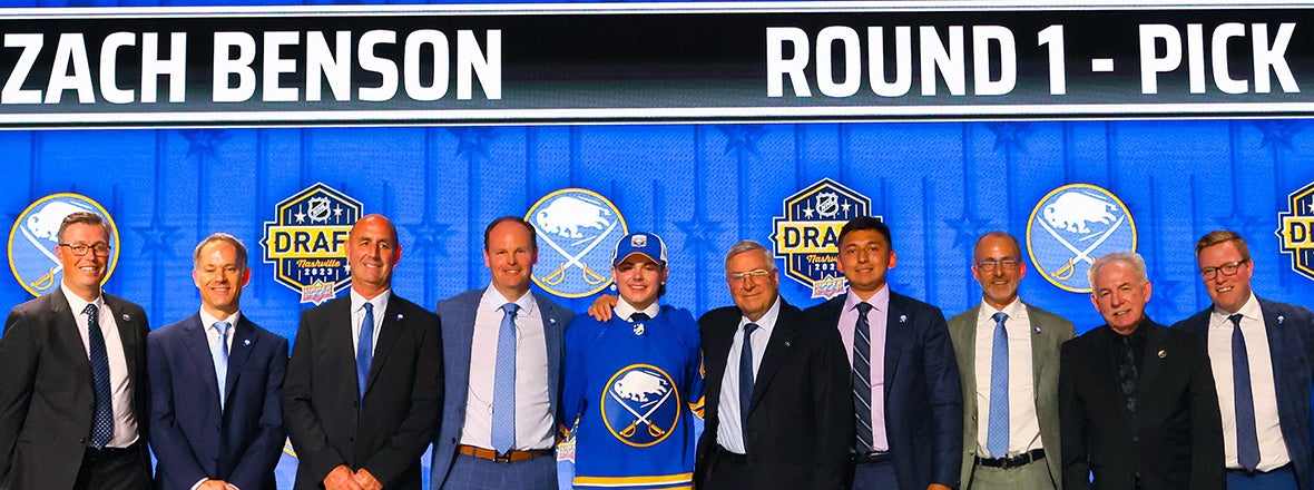 SABRES SELECT BENSON 13TH OVERALL IN 2023 NHL DRAFT